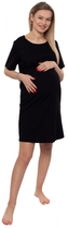 Dámská těhotenská/kojící noční košile Luna, černá, vel. XXL; XXL (44)