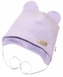 Čepička na zavazování, bavlna, Little Teddy, Baby Nellys, liliová, vel. 62/68; 62/68 (3-6m)