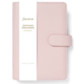Filofax, Diář Saffiano, Osobní, blush