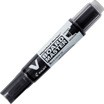 Popisovač na bílou tabuli "V-Board Master", černá, 2,2 mm, klínový hrot, PILOT