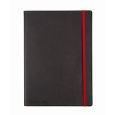 Oxford, Zápisník Black n´ Red Journal, 72 listů, linkovaný, měkké desky, B5, černá