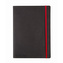 Oxford, Zápisník Black n´ Red Journal, 72 listů, linkovaný, měkké desky, B5, černá