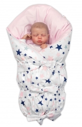 Náhradní povlak na péřovou zavinovačku MAXI LALLY Baby Nellys,Hvězdičky 85x85cm; 85x85