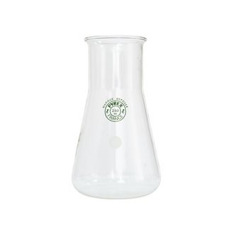 Baňka kuželová skleněná 250ml širokohrdlá