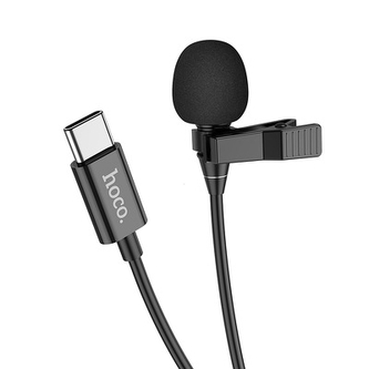 Mikrofon HOCO L14, USB C, barva černá