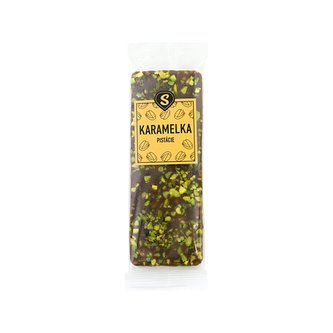 Karamelka pistácie váha 1kg (20x 50g)