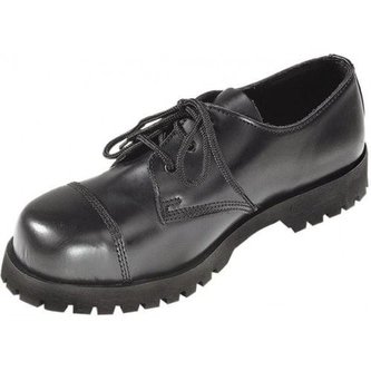 Boty BOOTS & BRACES 3 dírkové kožené ČERNÉ vel.41 (7)