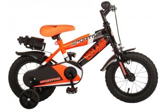 VOLARE - Detský bicykel pre chlapcov Sportivo Neon Orange Black 12"- zložený na 95 % VOLARE - Detský bicykel pre chlapcov Sportivo Neon Orange Black 12"- zložený na 95 %