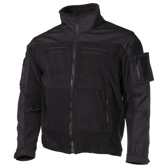 Bunda taktická fleece COMBAT ČERNÁ vel.XL