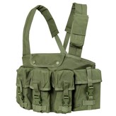 Vesta taktická CHEST RIG 7 kapes ZELENÁ