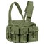 Vesta taktická CHEST RIG 7 kapes ZELENÁ