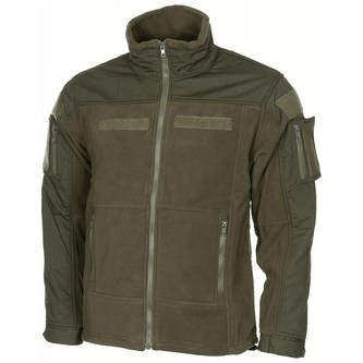 Bunda taktická fleece COMBAT ZELENÁ vel.XXL