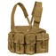 Vesta taktická CHEST RIG 7 kapes COYOTE BROWN