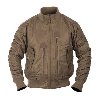 Bunda pilotní US TACTICAL COYOTE vel.L