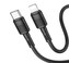 Data kabel HOCO X83 Victory, USB-C/Lightning (PD), PD20W, 1m, černá