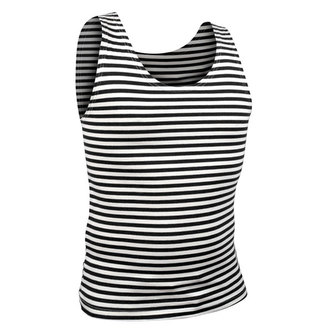 Tílko MARINE proužkované ČERNÉ vel.XXL / 58