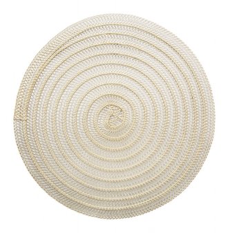 Prostírání kulaté zlaté | JAZMINE | 38cm | AW18 922330 Homla