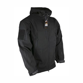 Bunda softshell TACTICAL PATRIOT ČERNÁ vel.XL
