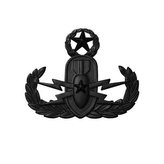 Odznak US EXPLOSIVE ORDANCE DISPOSAL - Master - ČERNÝ