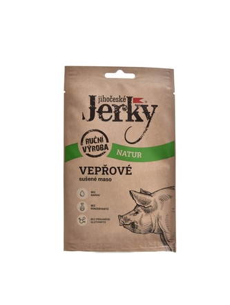 Jihočeské jerky - Jihočeské jerky vepřové 20 g - natur