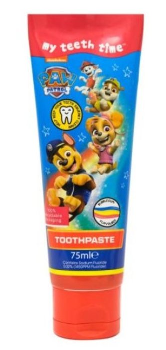 Nickelodeon Paw Patrol Zubní pasta Toothpaste 75 ml Bubblegum pro děti Nickelodeon Paw Patrol Zubní pasta Toothpaste 75 ml Bubblegum pro děti