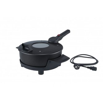 remoska PRIMA GLASS BLACK, d29x11cm, 4,0l, sklo, P32F