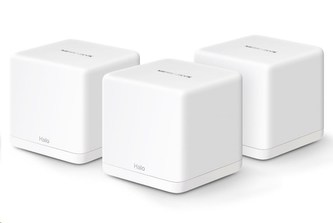 WiFi router TP-Link Mercusys Halo H60X(3-pack) WiFi 6, AX1500, 3x GLAN2,4/5 GHz