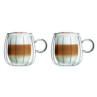 Vialli Design Sada 2 dvoustěnných hrnků 250ml, TULIP 8807