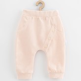 Kojenecké semiškové tepláčky New Baby Suede clothes světle růžová - velikost 92 (18-24m)