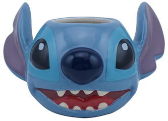 Keramický 3D hrnek Disney|Lilo & Stitch: Hlava Stitche (objem 325 ml)
