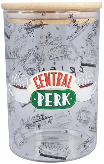 Skleněná dóza Friends|Přátelé: Central Perk (objem 950 ml)