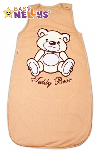 Spací vak Teddy Bear, Baby Nellys - hnědý vel. 2+