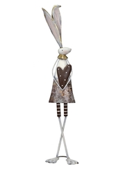 Kovový zaječice 67x15x14 cm