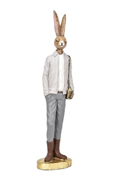 Králík s taškou 40x10x9 cm