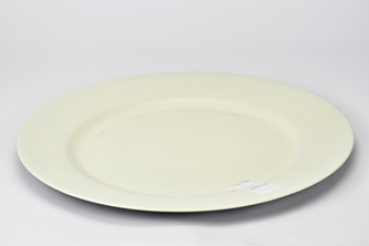 Plastový talíř žlutý 33x2 cm