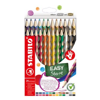 Pastelky STABILO EASYcolors pro praváky - 24 ks sada Pastelky STABILO EASYcolors pro praváky - 24 ks sada