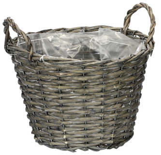 Obal proutěný s fólií, aranžérský.