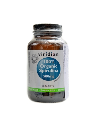Viridian nutrition - Spirulina 500mg 60 tablet Organic