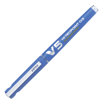 Pilot, Roller Hi-Tecpoint V5 CS, 0.5, (F) tenký, modrá