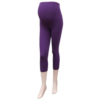 Gregx Těhotenské legíny 3/4 délka - fialová, vel. XL/XXL; XL/XXL