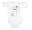 Body krátký rukáv s vtipným textem Baby Nellys, Jdu s tátou na jedno, vel. 86, kluk; 86 (12-18m)