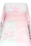 Mantinel s povlečením Baby Stars  - růžový, 120x90 cm; 120x90