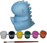 Svítící Dinosaurus k vymalování + barvičky, štětec, Barney&Buddy;