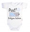 Body krátký rukáv s vtipným textem Baby Nellys, Psst! Dobíjím baterie, kluk; 56 (1-2m)