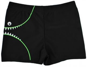 Chlapecké plavky - Noviti, Shark, černo/zelená; 92/98 (18-36m)