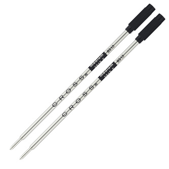 Cross, Náplň Classic Ballpoint do kuličkových per, duopack, (M) střední, černá
