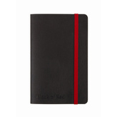 Oxford, Zápisník Black n´ Red Journal, 72 listů, linkovaný, měkké desky, A6, černá