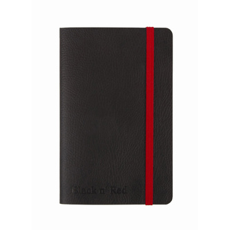 Oxford, Zápisník Black n´ Red Journal, 72 listů, linkovaný, měkké desky, A6, černá