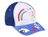 Dětská kšiltovka, Peppa Pig - modrá, obvod 51 cm