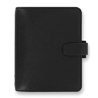 Filofax, Diář Saffiano, kapesní, černá